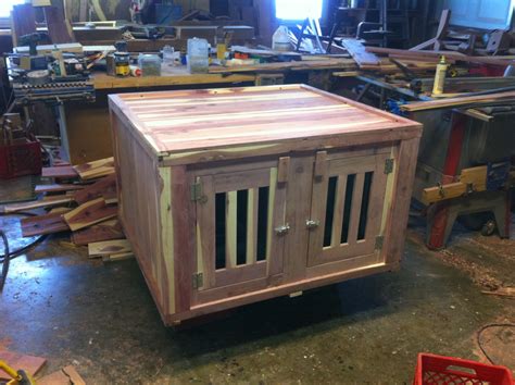 wooden truck dog box plans